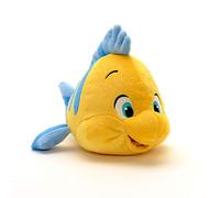 Disney Store Peluche pequeño de Flounder, La Sirenita, Flounder de Peluche Infantil, pez Afelpado con Detalles Bordados, para Todas Las Edades
