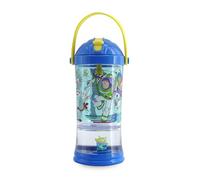 Disney Store Toy Story 4 - Vaso con popote de globo de nieve oficial de 310 ml para niños con popote abatible y tapa de rosca, adecuada para mayores de 4 años