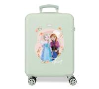 Disney Strong Spirit Maleta de Cabina Verde 38x55x20 cms Rígida ABS Cierre de combinación Lateral 34L 2 kgs 4 Ruedas Dobles Equipaje de Mano