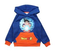 Disney Sudadera con Capucha Dragon Ball Z para niño, Azul Marino, 6 años para Niños