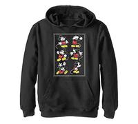 Disney Sudadera con Capucha Mickey Looks para niño, Negro, L
