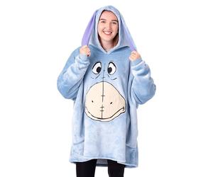 Disney Sudadera con Capucha Tipo Manta portátil | Jersey con Capucha para Adultos con Estampado temático Ropa de Estar por casa con Forro de Sherpa de Talla única y Bolsillos
