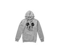 Disney Sudadera de Mickey Mouse Cara Desgastada para Hombre (TV4439)