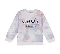 Disney Sudadera de Personajes Color Azul y Blanco - Talla 10 Años - Elaborada con Algodón de 240 gsm - Estampado Negro de Personajes Producto Original Diseñado en España