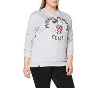Disney Sudadera Mickey Mouse Club para Mujer, Gris Gris Deportivo, 14/XL