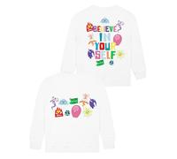 Disney Sudadera Niña | Inside out 2 Sudaderas | Sudadera Chica | Blanco 9-10 Años