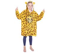 Disney Sudadera Oversize Sudadera Manta para Niños Mickey Minnie Stitch (Mostaza), Talla única