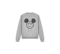 Disney Sudadera unisex para adultos con diseño de Mickey Mouse, Deportivo jaspeado, M