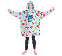 Disney Sudaderas con Capucha para Niña, Sudadera Batamanta de Polar Stitch Minnie Bata Manta Oversize Niños Talla única (Multicolor)