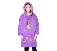 Disney Sudaderas con Capucha para Niña, Sudadera Stitch Niña, Batamanta Infantil, Bata Manta Polar Oversize Ropa para Niñas (Púrpura Deseo)