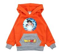 Disney Sudadera con Capucha Dragon Ball Z para niño, Naranja, 4 años para Niños
