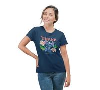 Disney T-Shirt Camiseta, Azul Marino, L para Mujer