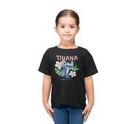 Disney T-Shirt Camiseta, Negro, 8 Años para Niñas