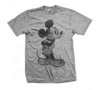 Disney - T-Shirt # L Unisex Grey # Mickey Mouse Sketch