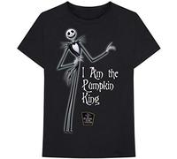 Disney - T-Shirt # M Unisex Black # the Nightmare Before Christmas Pumpkin King