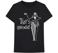 Disney - T-Shirt # Xxl Unisex Black # the Nightmare Before Christmas Splendid