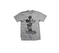Disney - T-Shirt # Xxl Unisex Grey # Mickey Mouse Sketch