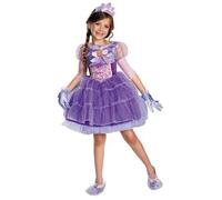 Disney Tangled Princess Rapunzel Deluxe Costume Tutu Dress 7 8 M