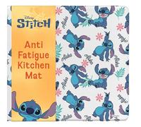 Disney - Tapetes de cocina antifatiga para piso, tapetes acolchados con respaldo antideslizante, resistente al agua, tapete de espuma de PVC fácil de limpiar, diseños de Mickey, Minnie, Stitch y