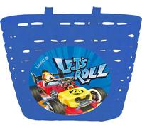 Disney Tataway Cesta de bicicleta infantil Mickey Mouse, de plástico azul