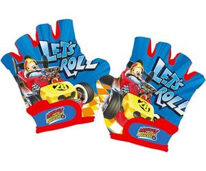 Disney Tataway Guantes de Bicicleta Infantiles de Mickey Mouse Palma Reforzada y Ajuste de Velcro. Talla XS (de 4 a 8 años)