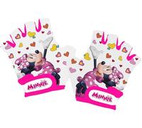 Disney Tataway Guantes de Bicicleta Minnie Mouse para niñas con Palma Reforzada y Ajuste de Velcro. Talla XS (de 4 a 8 años)