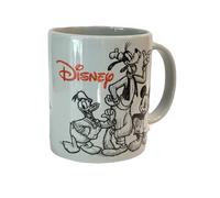 Disney Taza de Mickey Mouse Donald Duck Goofy Sketchy Group de 11 onzas (Sketchy Group Script 11 onzas)