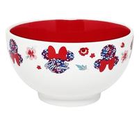 Disney Taza Minnie Mouse Mickey con lazo rojo taza de cerámica para desayuno merienda 650 ml