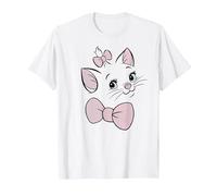 Disney The Aristogatos Marie Big Face Camiseta, Hombre, Blanco, 6XL