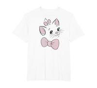 Disney The Aristogatos Marie Big Face Camiseta, Hombre tallas grandes, Blanco, 2X Alto
