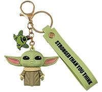 Disney the child green 3d kechain, verde y beige., talla única