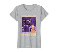Disney The Emperor's New Groove Kronk No tiene sentido Camiseta, Mujer, Gris Jaspeado, 3XL