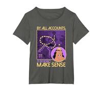 Disney The Emperor's New Groove Kronk No tiene sentido Camiseta, Mujer tallas grandes, Asfalto, 1XL Grande