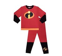 Disney The Incredibles - Pijama largo para niños y niñas, rosso, 7-8 Years