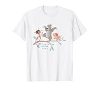 Disney The Jungle Book Little Wild Ones Best Trio Chest Logo Camiseta