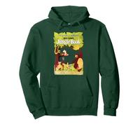 Disney The Jungle Book Retro Movie Poster Sudadera con Capucha