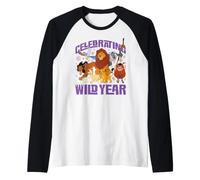 Disney The Lion King Celebrating Another Wild Year Birthday Camiseta Manga Raglan