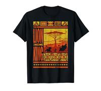 Disney The Lion King Geometric Simba Timon And Pumba Camiseta