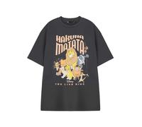 Disney The Lion King Gris Hakuna Matata Camiseta de manga corta Mujeres