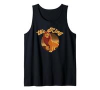 Disney The Lion King Mufasa The King Distressed Portrait Camiseta sin Mangas