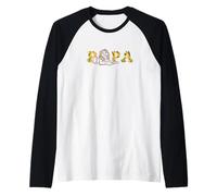 Disney The Lion King Papa Father's Day Mufasa & Simba Sketch Camiseta Manga Raglan