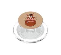 Disney The Lion King Pumbaa Scared Big Face Costume Matching PopSockets PopGrip para MagSafe