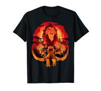 Disney The Lion King Scar Simba Nala Hyenas Sunset Camiseta