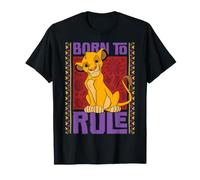 Disney The Lion King Simba Born to Rule Birthday Party Camiseta
