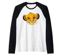 Disney The Lion King Simba Cub Big Face Costume Matching Camiseta Manga Raglan