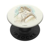 Disney The Lion King Simba Nala Snuggle Hug Watercolor PopSockets PopGrip Intercambiable
