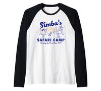 Disney The Lion King Simba's Safari Camp Timon and Pumbaa Camiseta Manga Raglan