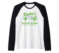 Disney The Lion King Simba's Safari Camp with Timon & Pumbaa Camiseta Manga Raglan