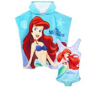 Disney Traje de baño y Toalla con Capucha Poncho The Little Mermaid Girl 3-4 años