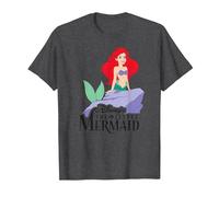 Disney The Little Mermaid Classic Camiseta, Hombre, Jaspeado Oscuro, 5XL